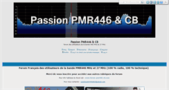 Desktop Screenshot of forum-pmr446-cb.com